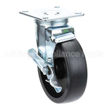 C0406 Compatible BKI Caster, W/5 Top Plate W/ Brake