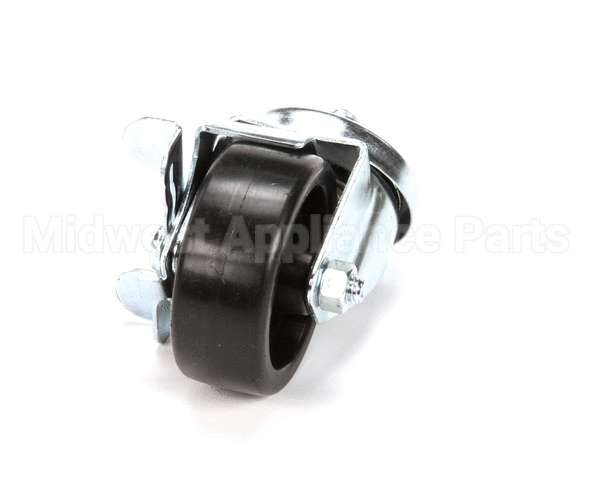 C0433 Bki Caster, 3 Threaded Stem W/Brak