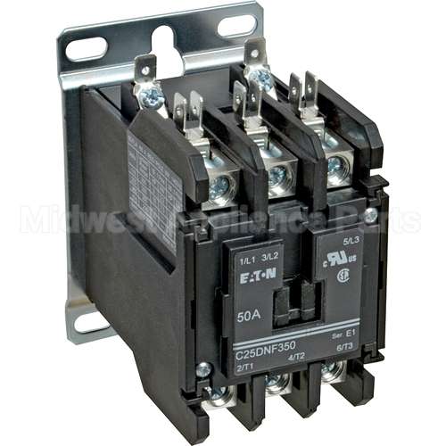 C25DNF350B Compatible Hubbell Contactor3Pole, 50Amp, 240V