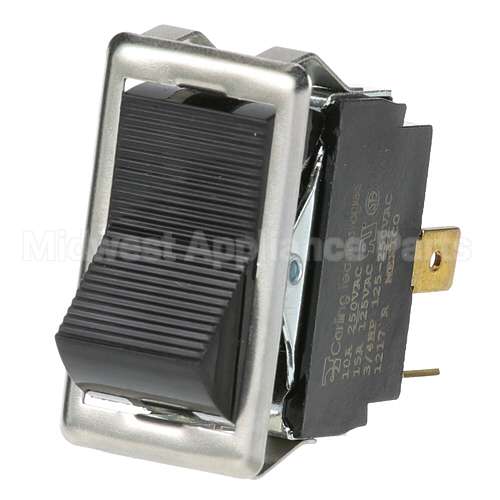 00-343224-00025 Compatible Hobart Switch, On/Off Black Rocker