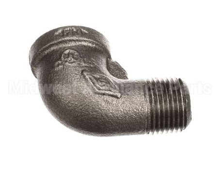 004194 Keating Pipe Elbow 1/2 90 Deg Black