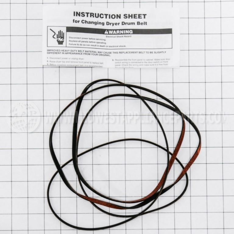 341241 Whirlpool Dryer Drive Belt 92-1/4 Inches 4 Ribs OEM