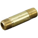 14297 Compatible Cleveland Nipple 0.13Npt X 1.50 Sch 40, Brass Tbe