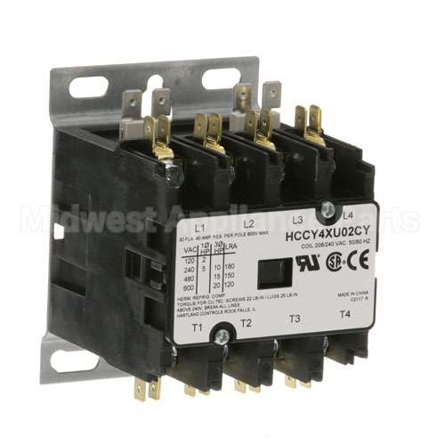 00-346466-12 Compatible Hobart Contactor 4P 30/40A 208/240V