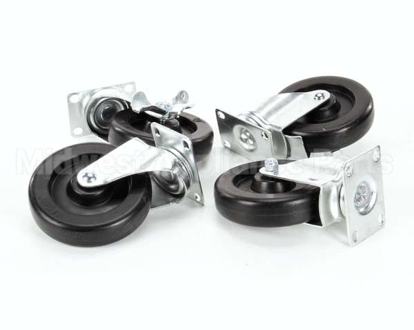 A35107 American Range Caster,Set(4)5Swivel 2/W Brak