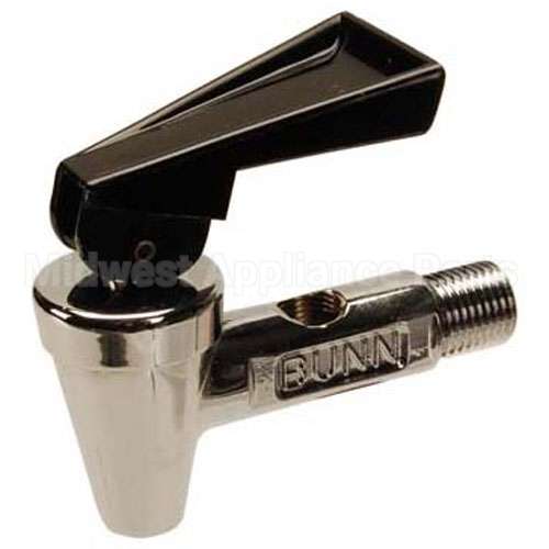 BU02596-1003 Compatible Bunn Faucet, Self-Serve, Blk Handle