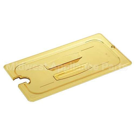 CAM30HPCHN150 Compatible Cambro Lid Hot 1/3 Notched-150 Amber