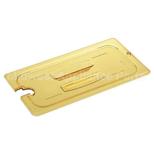CAM30HPCHN150 Compatible Cambro Lid Hot 1/3 Notched-150 Amber