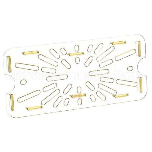 CAM30HPD150 Compatible Cambro 1/3 Size Drain Shelf 150 High Heat Amber