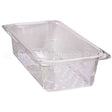 CAM33CLRCW135 Compatible Cambro Colander Food Pan 1/3X3 Clear