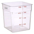 CAM8SFSCW135 Compatible Cambro Container Sq Clear 8Qt