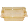 CAMPO712 Compatible Cambro 1/4 Size Food Pan - Amber High Heat