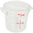 CAMRFSCW1135 Compatible Cambro Container, 1Qt, 6-1/2" Diam, Clr Plstc