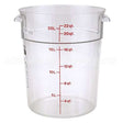 CAMRFSCW22135 Compatible Cambro Cntainer Clr Rd 22Qt-135