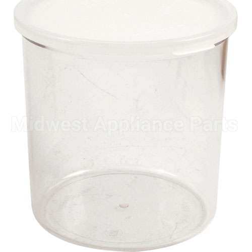 CCP27152 Compatible Cambro Crock W/Lid 2.7 Qt -152 Clear