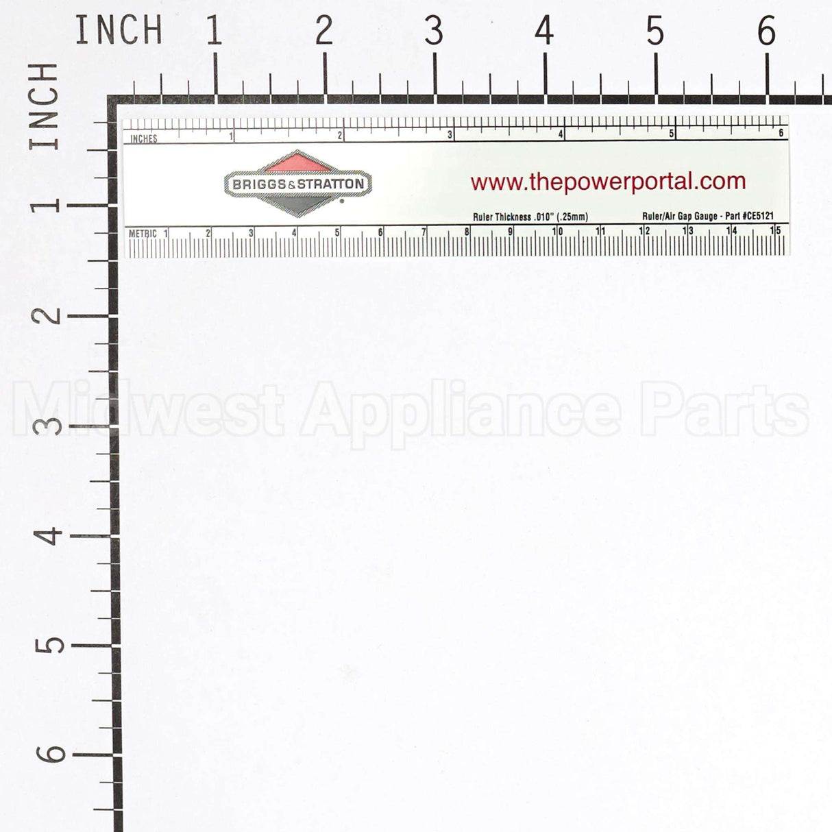 CE5121 Briggs & Stratton Plastic Ruler-Gauge