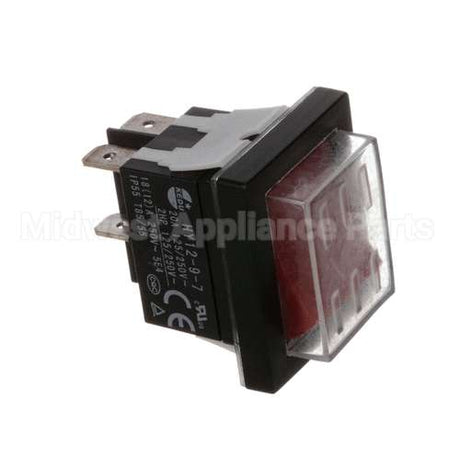 CFD1RR-25 Spartan Refrigeration Power Switch Red