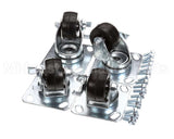 CK11 Traulsen Caster Kit - Four 3.625In Plat