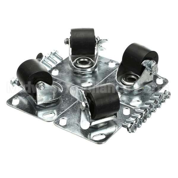 CK14 Compatible Traulsen Caster Kit - Four 2.750In Plat