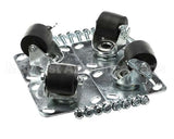 CK14 Traulsen Caster Kit - Four 2.750In Plat