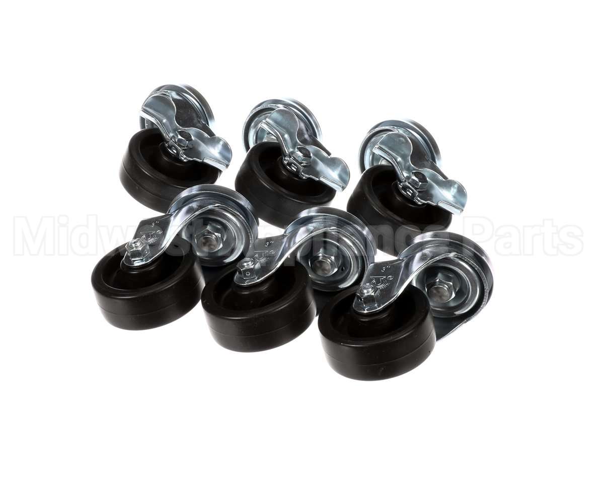 CK32 Traulsen Kit Six 4 In Stem Casters