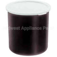 CP27110 Compatible Cambro Crock W/Lid 2.7Qt -110 Black
