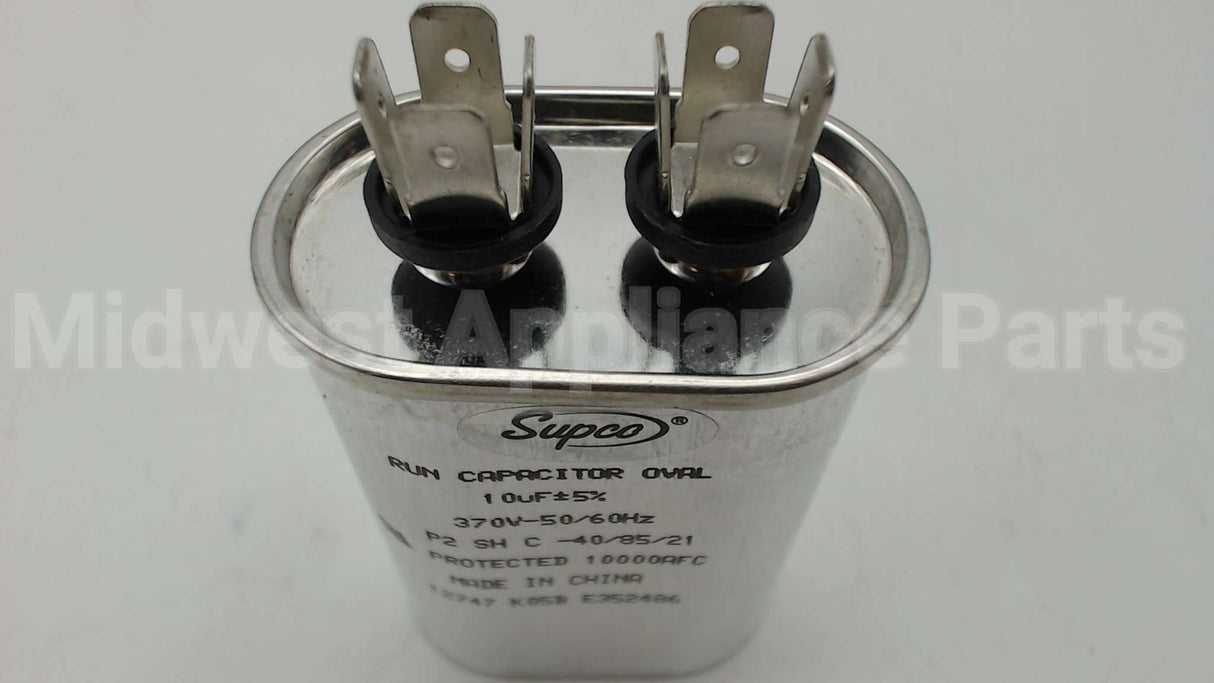 CR10X370 Supco 10Mfd 370V Oval Run Capacitor