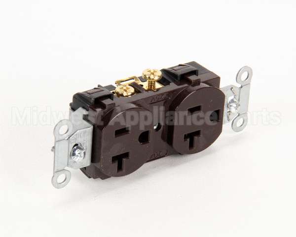 CR20 Hubbell Lighting Duplex Receptacle Brown