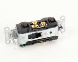 CR20 Hubbell Lighting Duplex Receptacle Brown