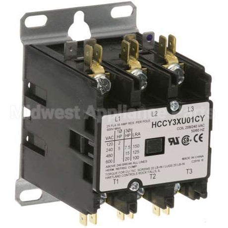 12-0739-02 Compatible Scotsman Contactor 3P 25/35A 208/240V