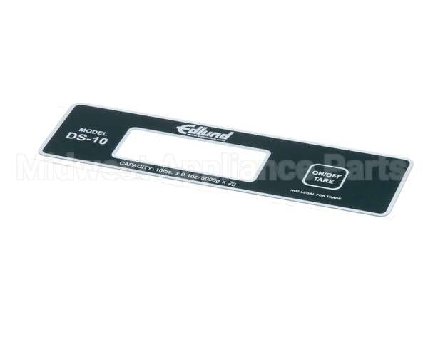D074B Edlund Decal, Ds-10 Switch Pad Bonso