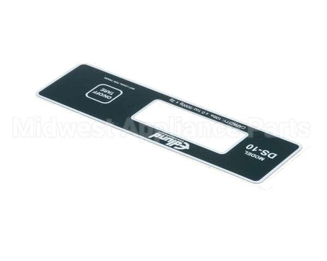 D074B Edlund Decal, Ds-10 Switch Pad Bonso
