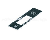 D074B Edlund Decal, Ds-10 Switch Pad Bonso