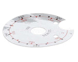 8021458 Frymaster Label,Dial Plate Notched