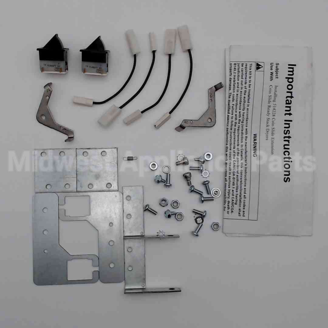 D514228 Speed Queen Kit, Hybrid Coin Slide Extension Stk