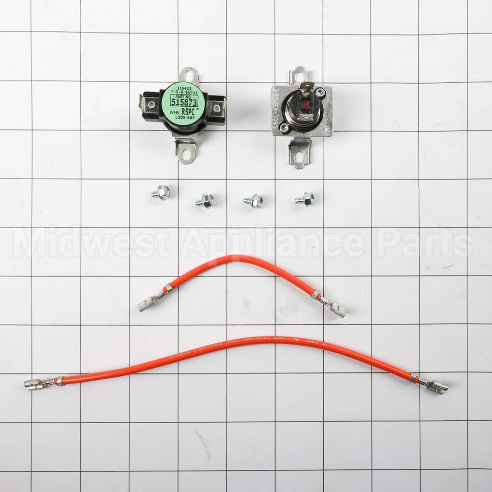 D519127 Speed Queen Kit Heater-Org-5350W W/Grn Limit