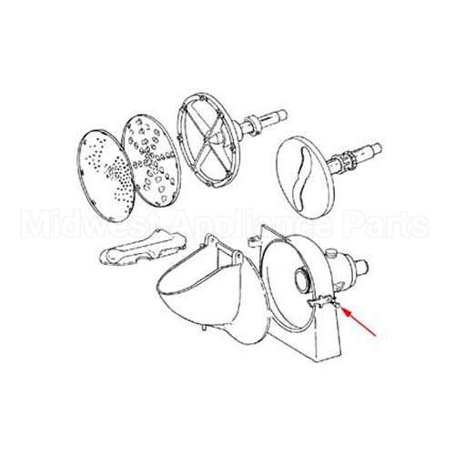 00-008917-00001 Compatible Hobart Latch Screw