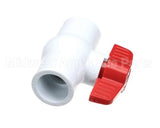 DOP00008 Delfield Valve,1Dia,Pvc,Ball