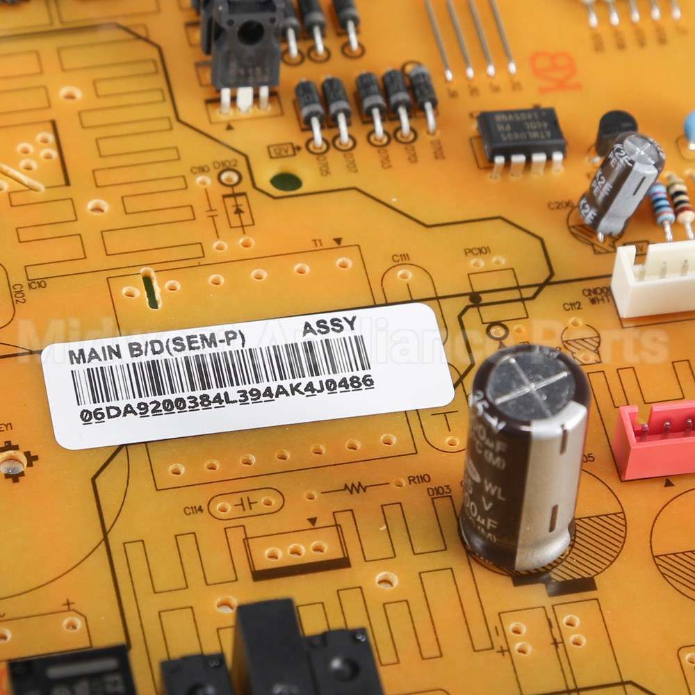 DA92-00384L Samsung Assy Pcb Main;Led Touch, Mono Ice,Aw1-12