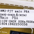 DA92-00420A Samsung Assy Pcb Main;Assy Pcb Main,Nw2 Fdr-Pjt,