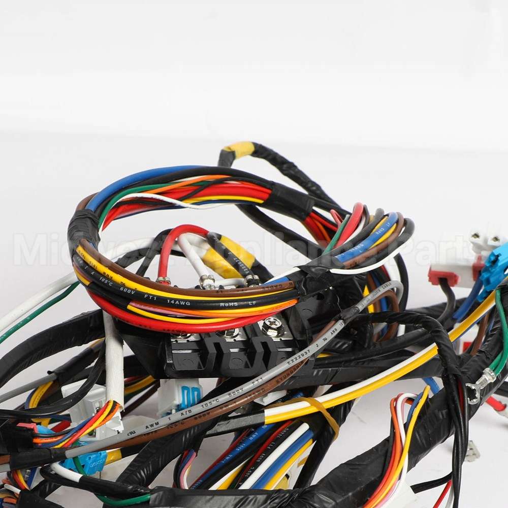 DC93-00929A Samsung Assy Wire Harness-Main;Dryer-L,Dual Heat