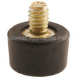 25137-0001 Compatible Bunn Foot, Black(Threaded)