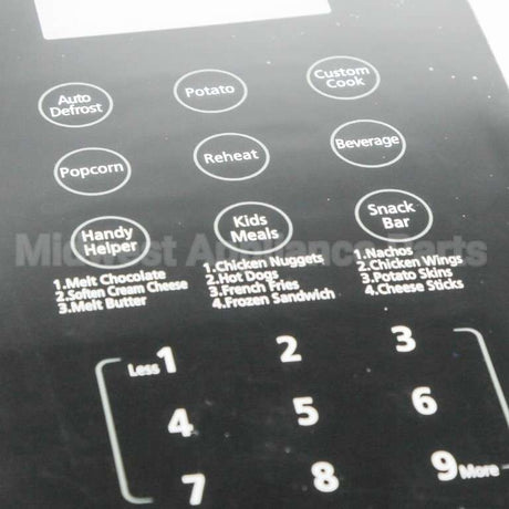 DE34-00304K Samsung Switch Membrane;Smh8165B/Xaa,Pc,120V / 6