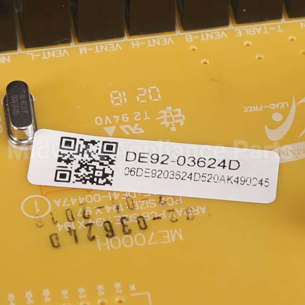 DE92-03624D Samsung Assy Pcb Main;Me21H706Mqs/Aa,Me7000Ha_2.