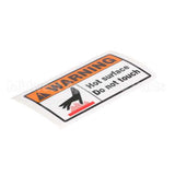 DECAL Equipex Decal, Caution Hot