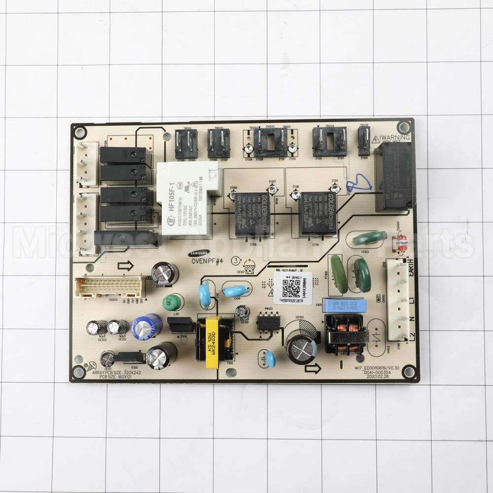 DG92-01207B Samsung Assy Pcb Main;Oven Pf4,Nx9000T,160X121Mm