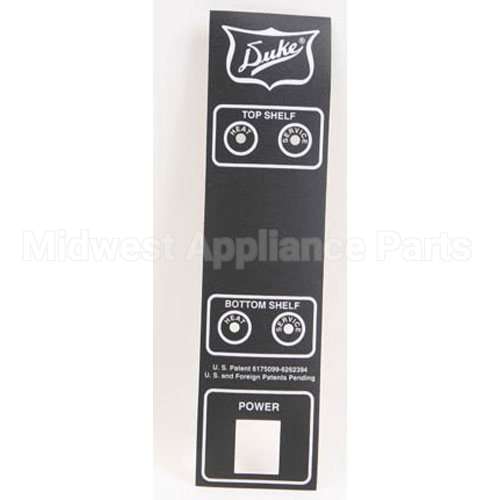 DUK155743 Compatible Duke Control Fwm3-2X Label