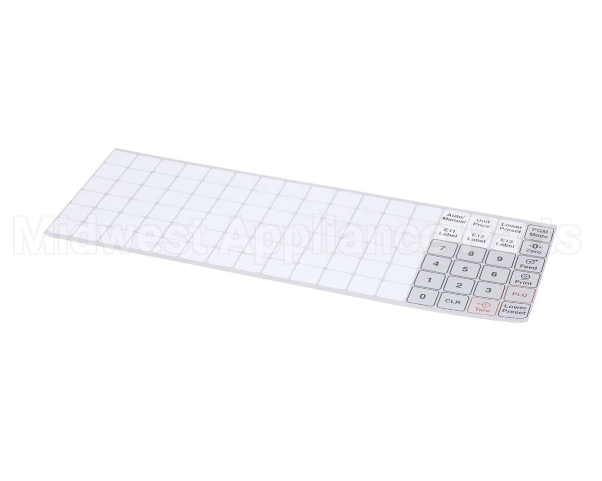 E00826 Globe Overlay, W/ Blank Keys