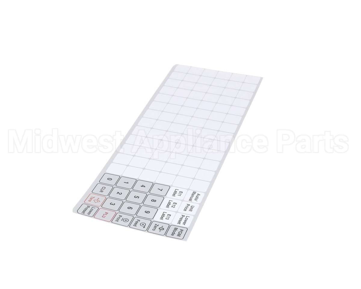 E00826 Globe Overlay, W/ Blank Keys