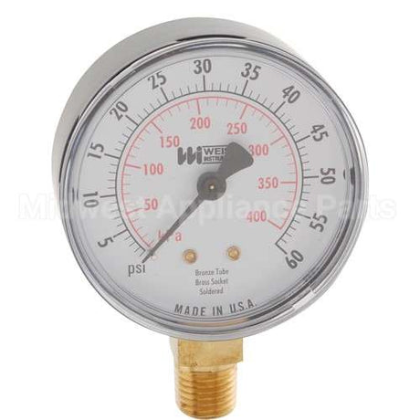 00-918460 Compatible Vulcan Gauge, Water Pressure, 0-60 Psi